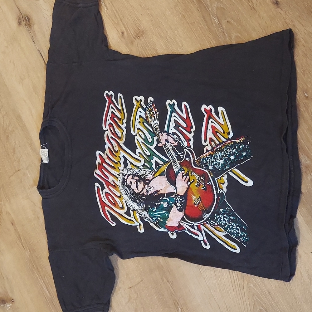 Vintage 1980's Ted Nugent Fantasy concert shirt tshirt 1970